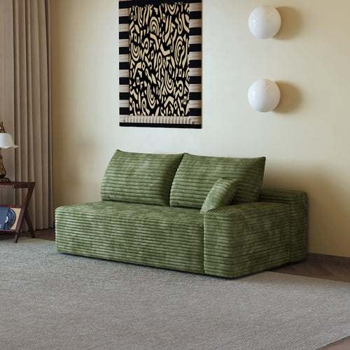 Y165-3R-Green 3-Seater Right Sectional Sofa
