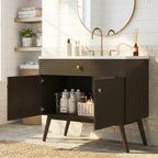 36" Luxury Striped Bathroom Vanity