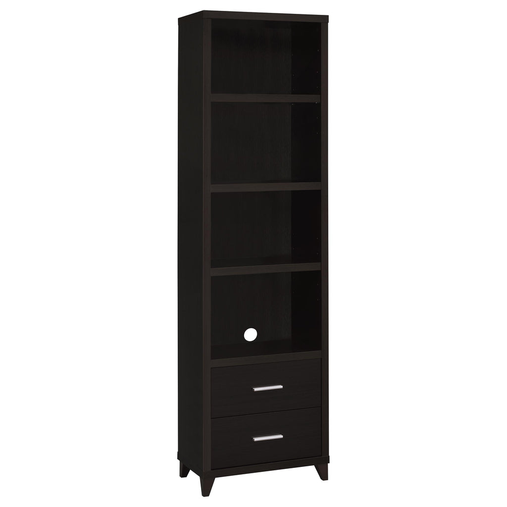 Barnaby Cappuccino 4-Piece Rectangular Entertainment Center