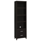 Barnaby Cappuccino 4-Piece Rectangular Entertainment Center