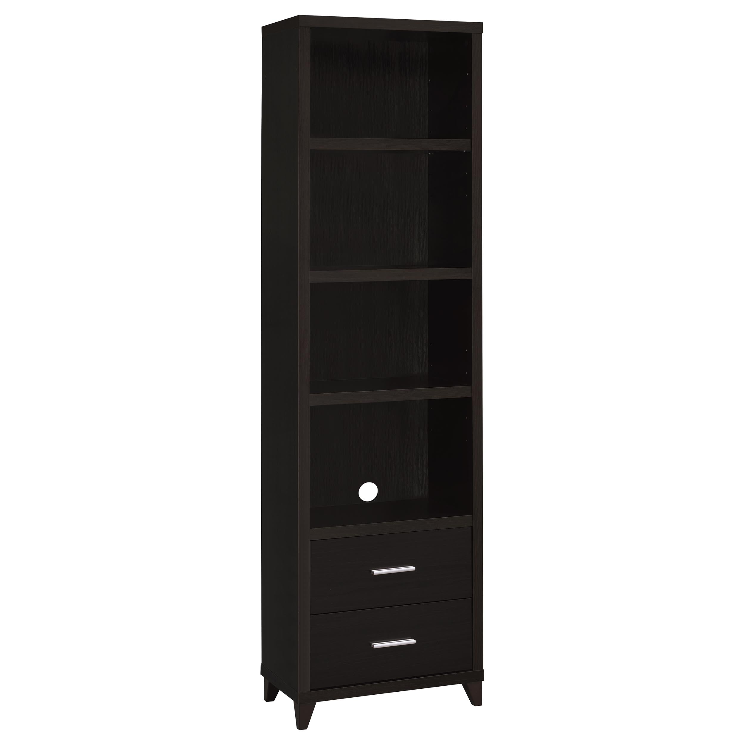Barnaby Cappuccino 4-Piece Rectangular Entertainment Center