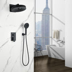 Modern Minimalist Concealed Shower System 2-Function Set