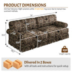 74" Luxurious 3-Seater Cloud Couch