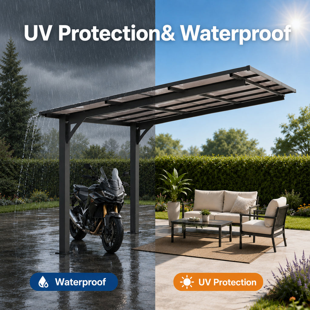 10x10FT PC Roof Carport