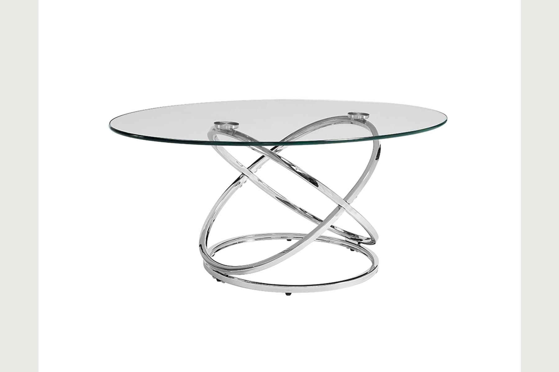 Modern Metal Cocktail Table Set
