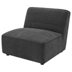 Ortega Dark Armless Chair