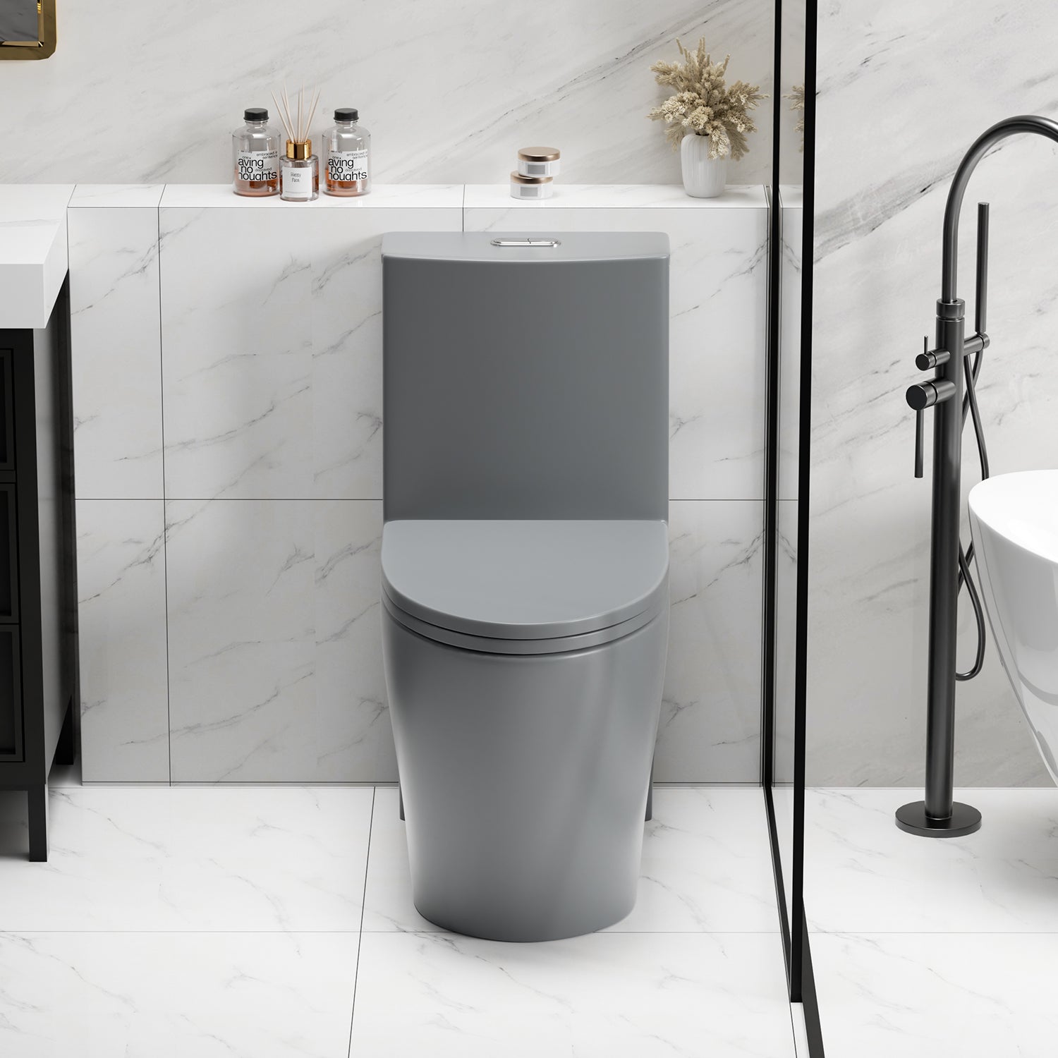 1.1/1.6 GPF Tornado Flush One-Piece Toilet
