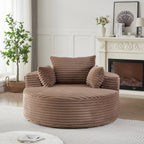 55" Corduroy Sponge Sleeper Chair