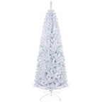 HOMCOM 6ft Pencil Christmas Tree