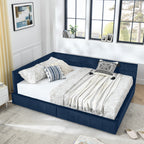 Queen Size Storage Upholstered Tufted Bed Frame