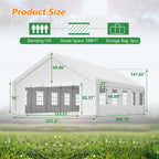 20x32 FT Party Tent with Removable Sidewalls