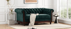 VIVALUX 59.44" Chesterfield Velvet Loveseat Sofa