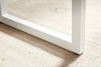 Square Extendable Dining Table with Metal Legs