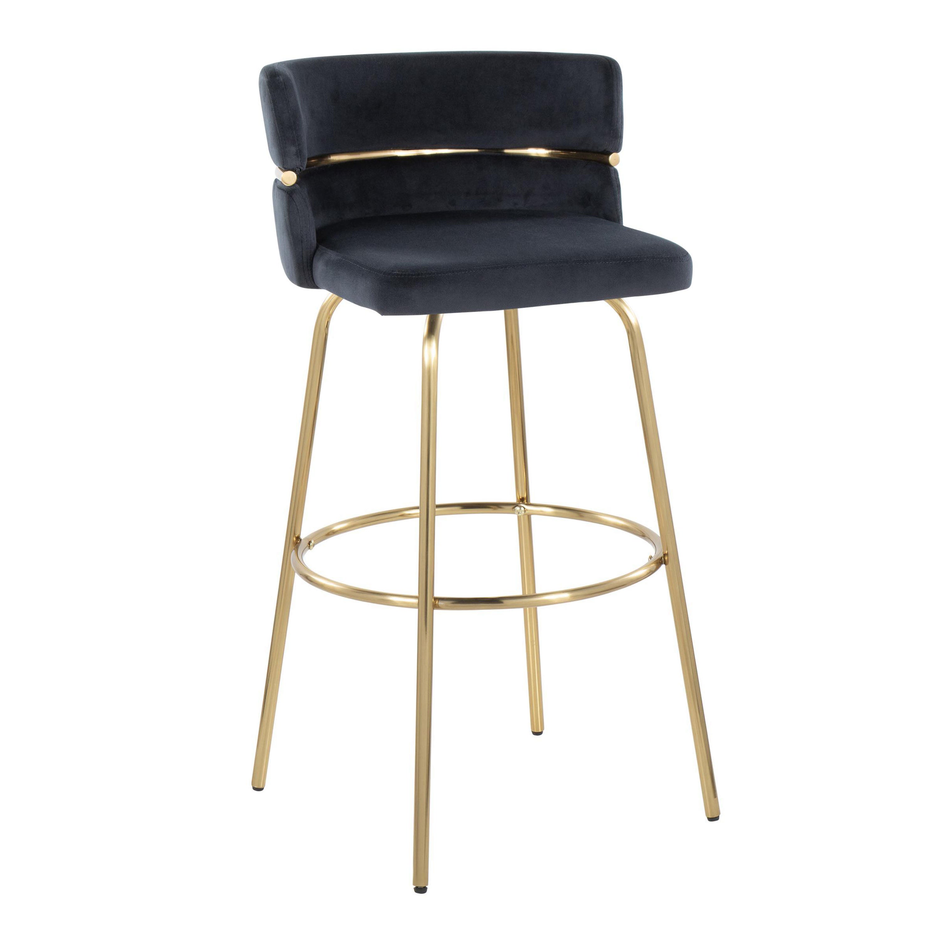 30" Fixed-Height Barstool with Swivel