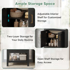 24" Modern Bathroom Vanity with Elegant Twill Design