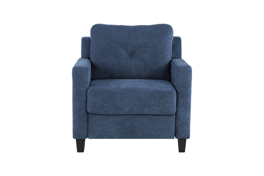 Horatio Navy Chenille Chair