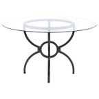 Marina Gunmetal 48-Inch Round Dining Table