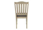 Upholstered Antique Dining Chairs Set of 2