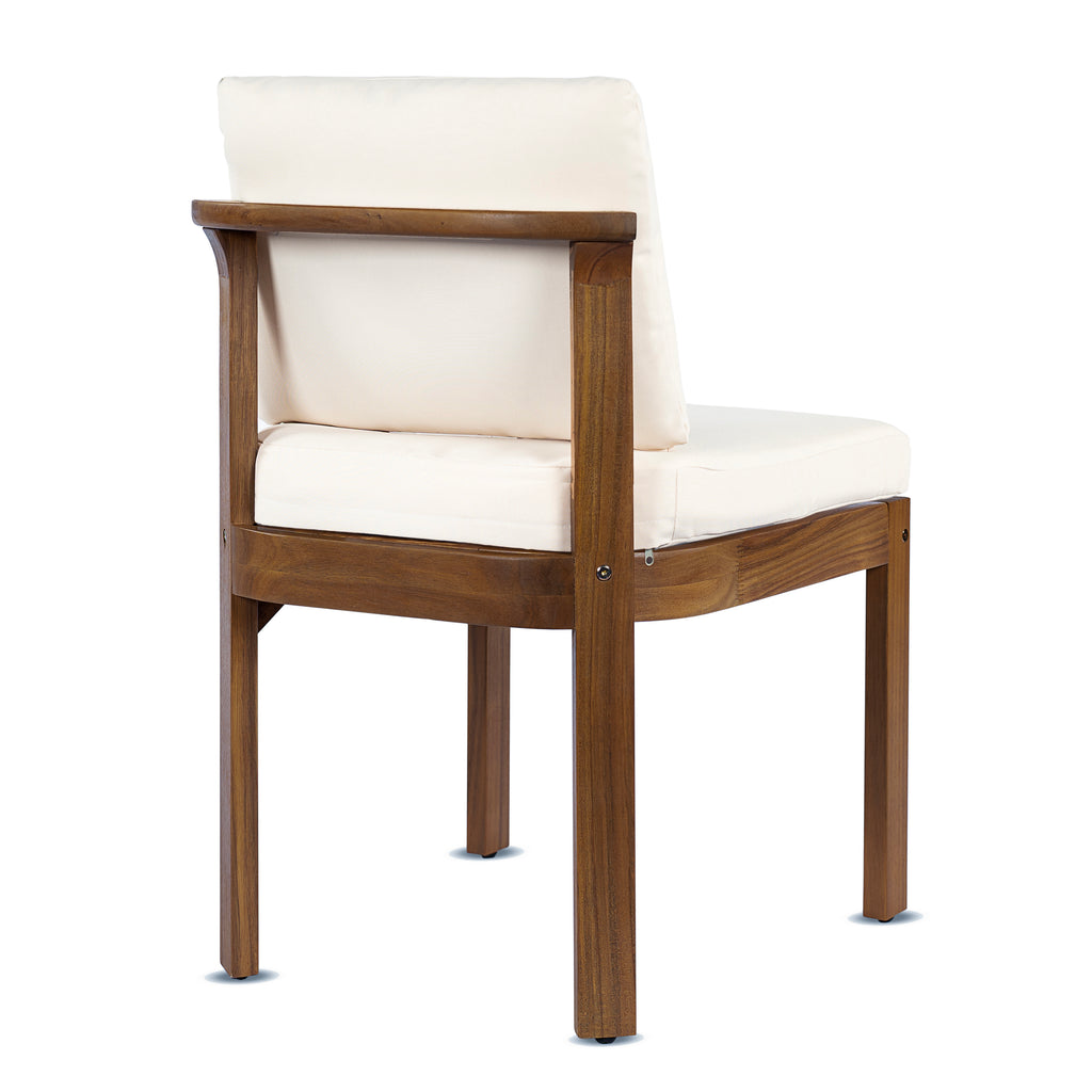 Acacia Wood Outdoor Dining Chair (Set of 4)