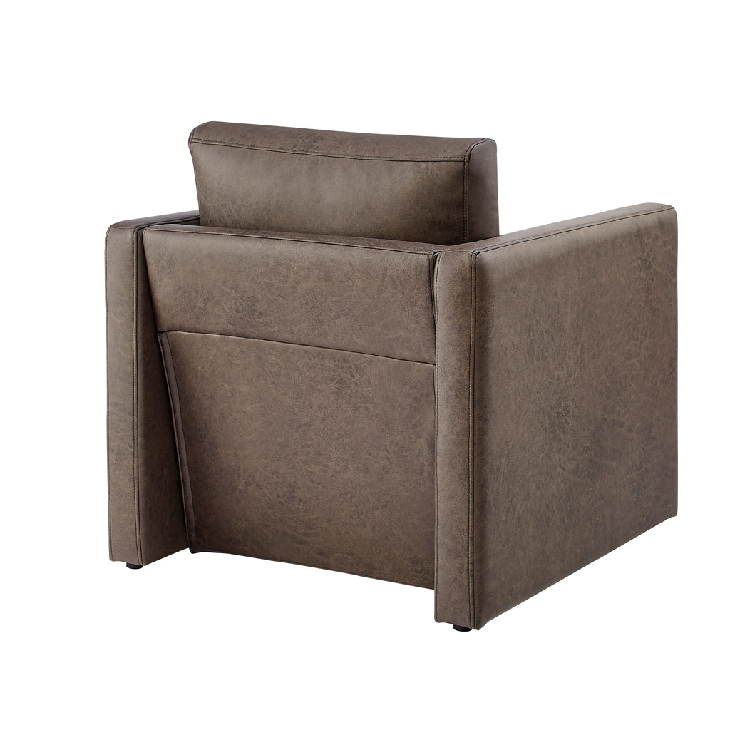 Tulo Faux Leather Club Chair
