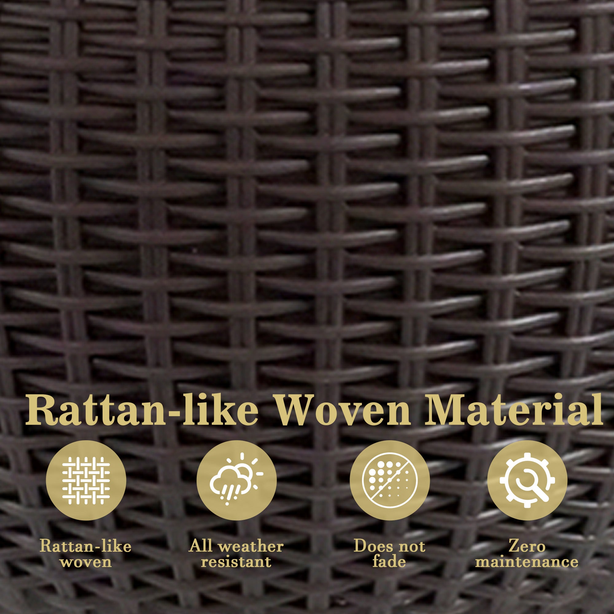 Self-Watering Hanging Rattan-Inspired Planter