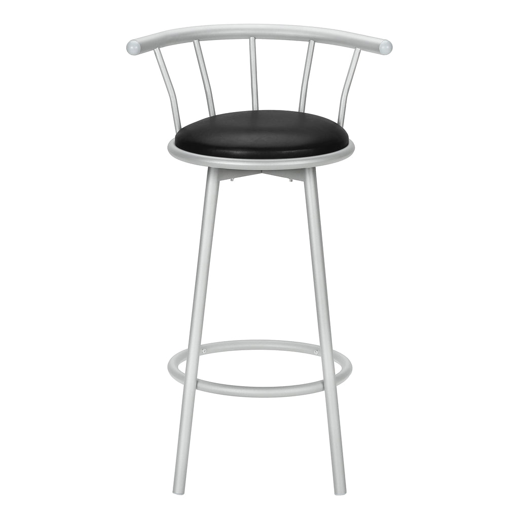Barstool, Set Of 2, Swivel, Bar Height