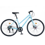 7 Speed Hybrid Bike Disc Brake 700C City Bicycle