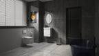 20" Wall-Mounted Bathroom Vanity with Ceramic Sink