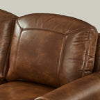 Breathable Faux Leather Sofa Set for Living Room