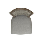 Triomphe Rattan Wicker High Back Armless Counter Bar Stool