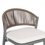 Outdoor 30.25" Seat Height Metal Frame Barstools