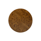 Nebula 29.5" Burl Accent Pillar Side Table