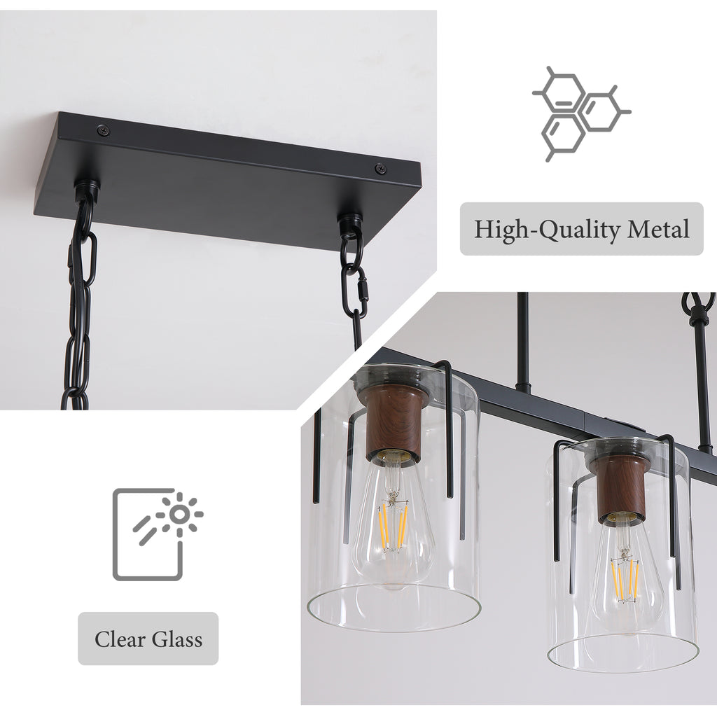 5-Light Linear Chandelier