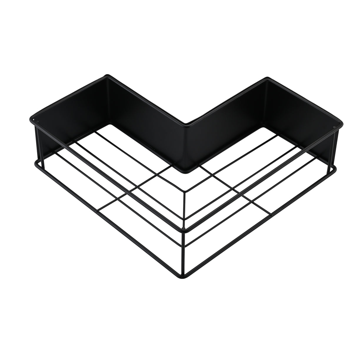 2-Pack Drill-Free Adhesive Corner Shower Caddy Organizer