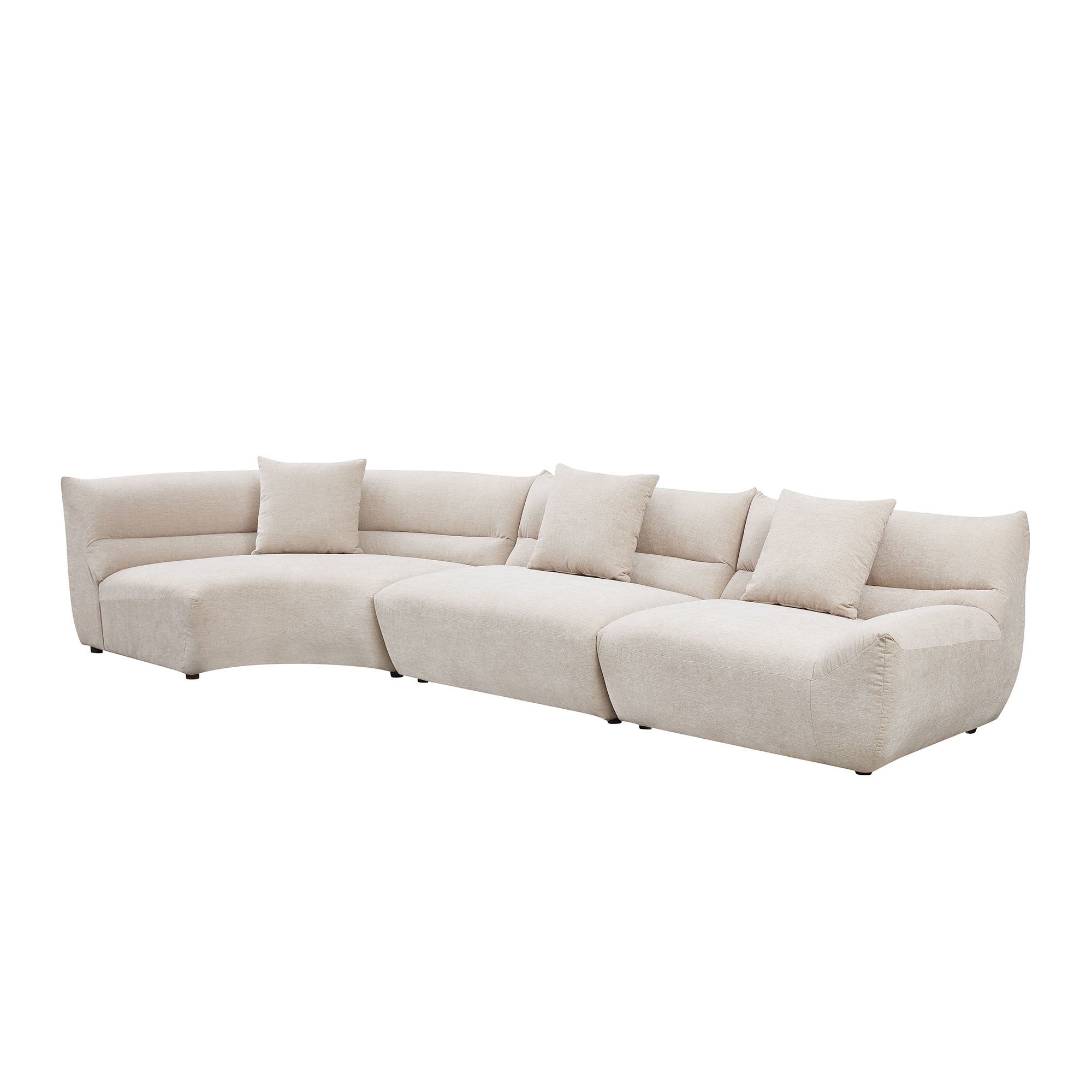 Modular Curved Sectional Sofa