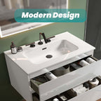 Integrated Bathroom Sink
