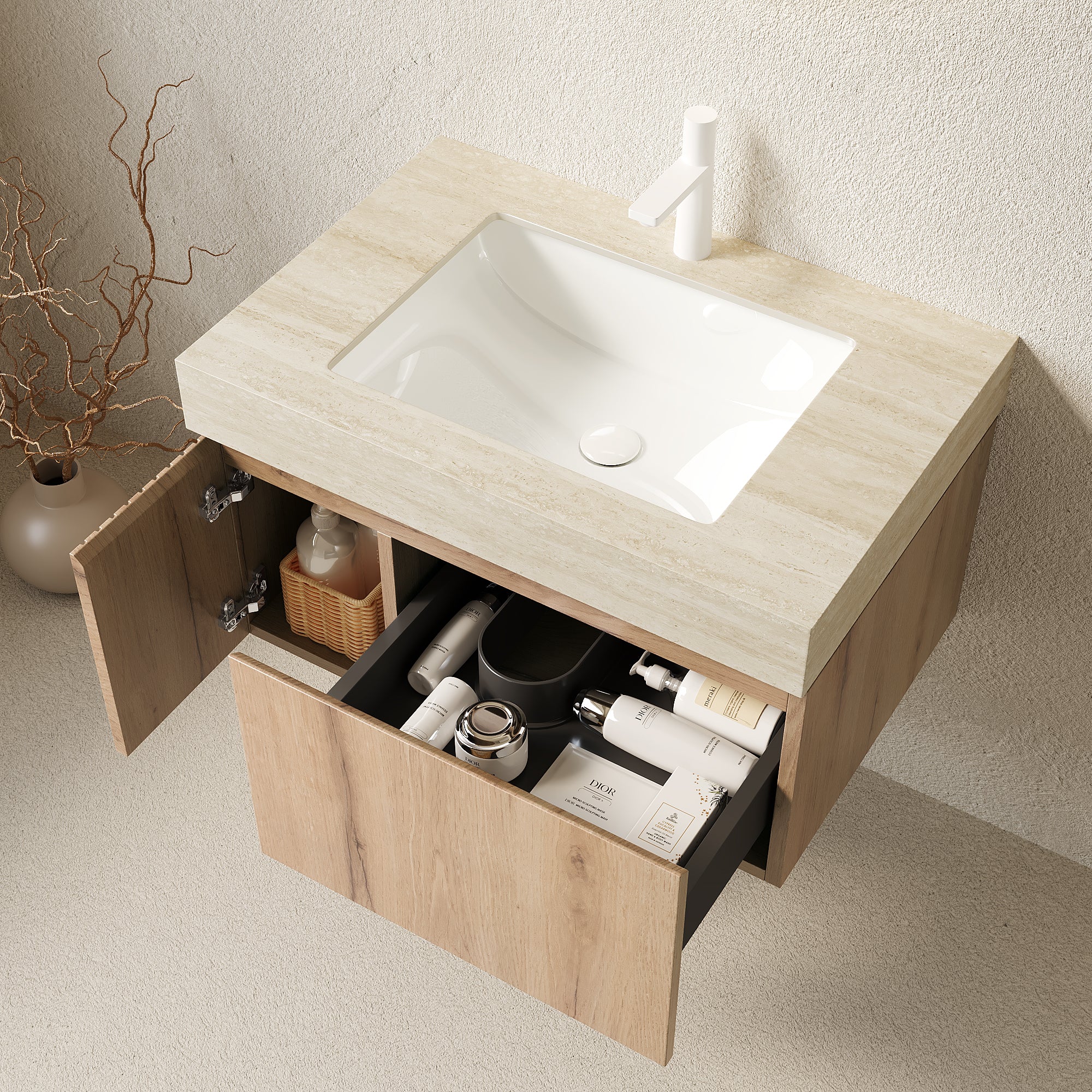 MURI 30" Bathroom Vanity & Sink