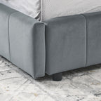 Full Size Storage Upholstered Tufted Bed Frame