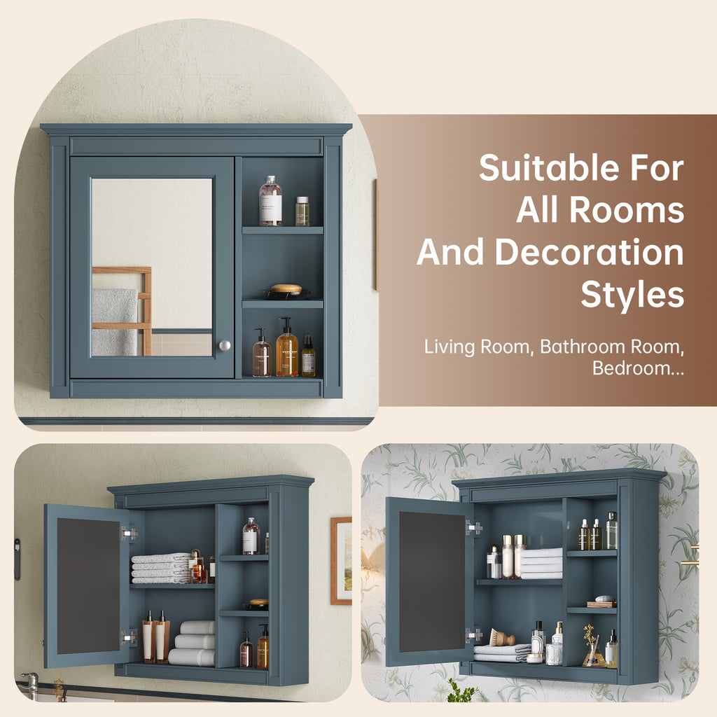 30" x 28" Medicine Cabinet with Mirror