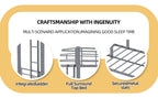 Convertible Twin Metal Bunk Bed Frame