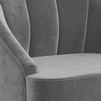 Harrah Accent Chair - Smoky Grey