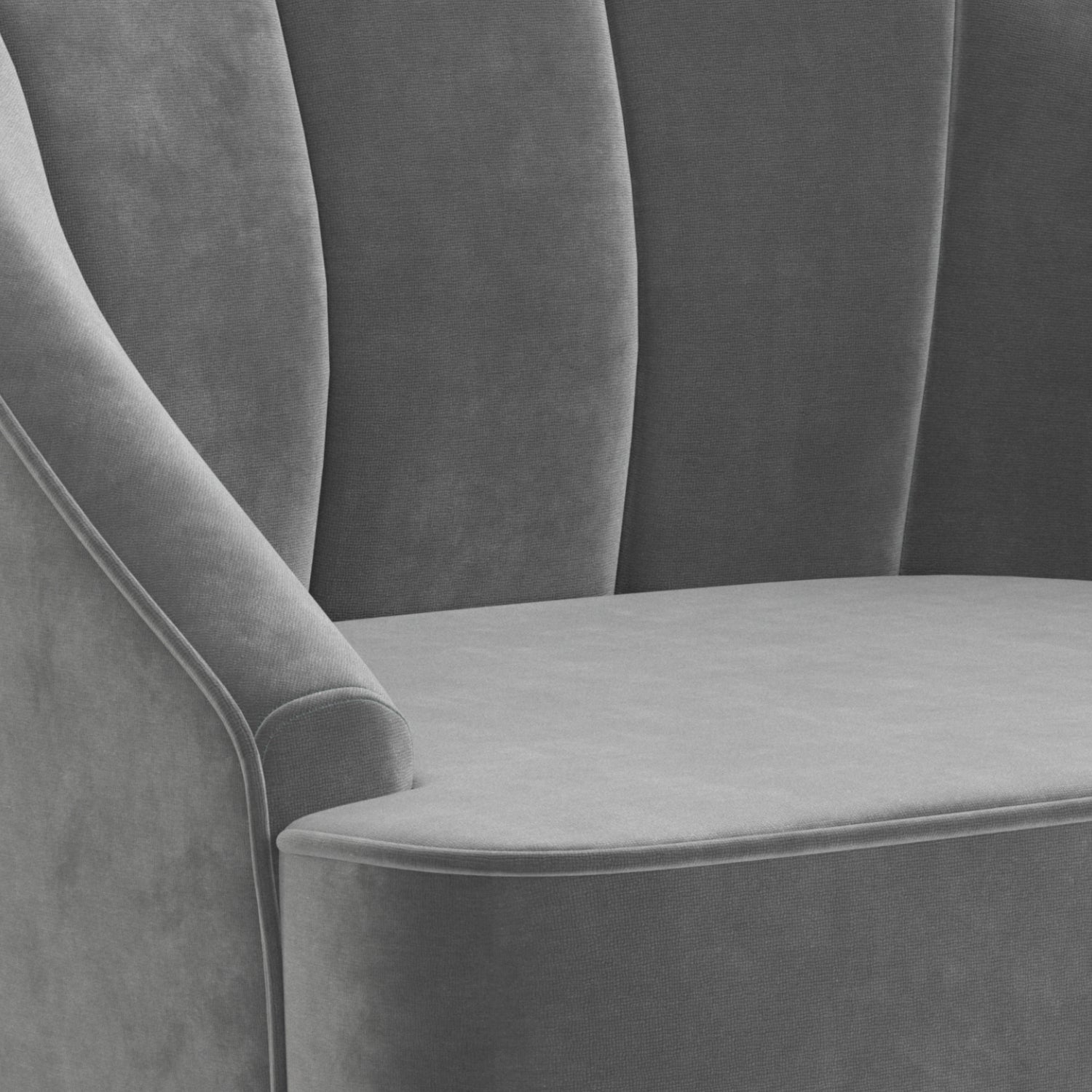 Harrah Accent Chair - Smoky Grey