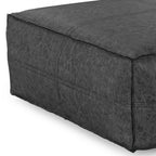 Brody Extra Large Coffee Table Pouf - Distressed