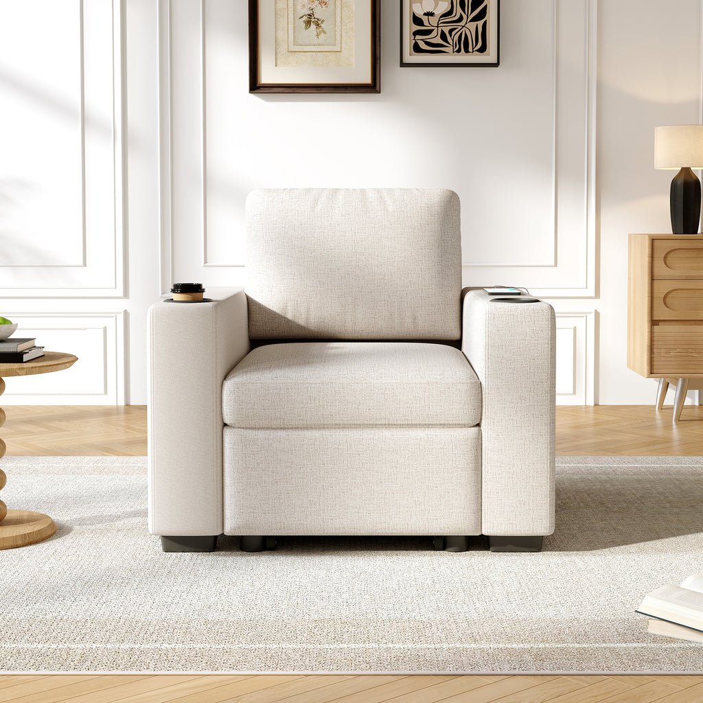 Modern Pull-Out Sofa Bed