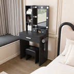Vanity Table with Mirror & Adjustable LED Lights