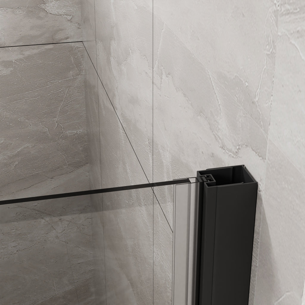 Goodyo 36"x 72" Frameless Glass Shower Door Bifold