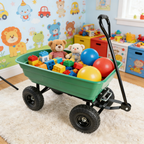 Folding Car Poly Garden Dump Truck with Steel Frame