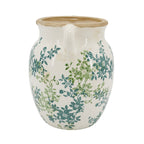 Floral Twin-Handle Vase