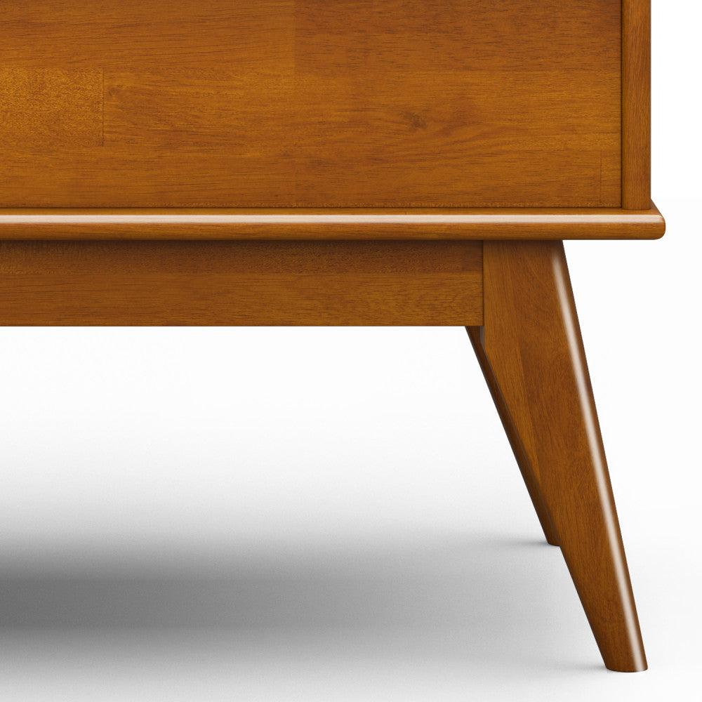 Draper 48 Inch Wide Solid Wood Lift Top Coffee Table in Teak