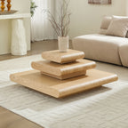 3-Piece Modular Stacking Coffee Table